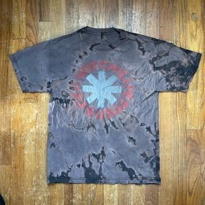 Bleach dyed Red Hot Chili Peppers T-shirt